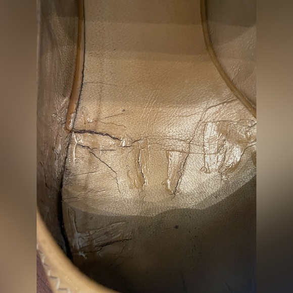 Tan patient leather Tory Burch flats - Picture 9 of 11